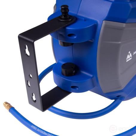 Pneumatic hose 10x15 mm, 15 m, on an automatic coil, polyurethane, 1/4" thread MASTAK 681-10115HR