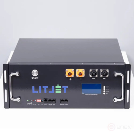 Lithium traction battery LITJET SMART LiFePO4 ( rack 19