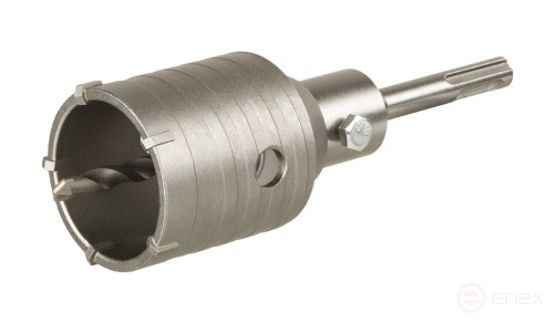 Коронка твердосплавная ПРАКТИКА SDS-Plus ударная 55 мм (1шт.) клипса (034-694)