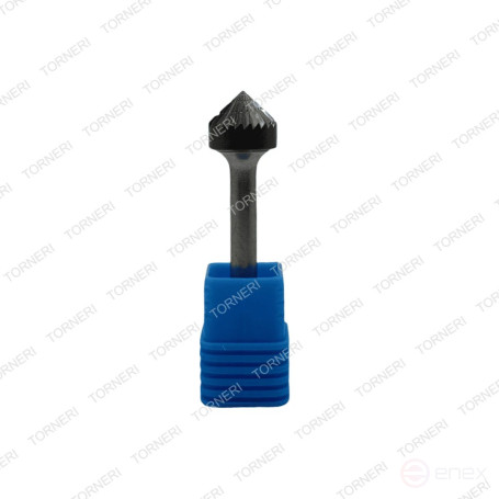 Carbide borehole type K140606 (conical), 14.0 mm, shank 6 mm, double notch TORNERI T025377