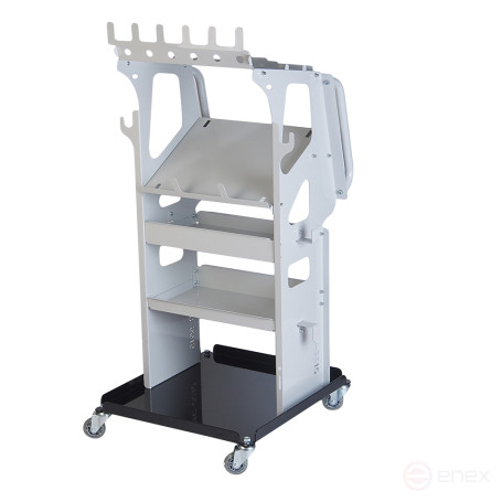 4-section instrument trolley for JTC Diagnostic Equipment