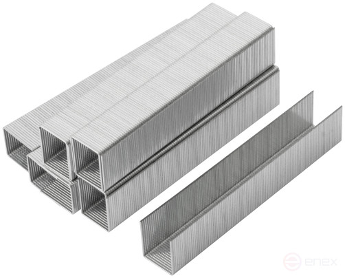 Stapler staples, hardened 11.3 mm x 0.7 mm, (narrow type 53) 14 mm, 1000 pcs.