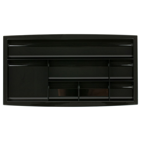 Настольная подставка СТАММ "Field", полистирол, черная