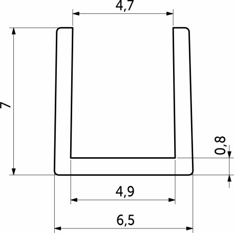 The end plate is 4 matte (L=0.6) AKS