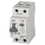 Automatic differential current switch 6kA ERA PRO D326E2C25A100 AD-32 electronic 1P+N C25 100mA type A