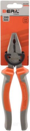 Пассатижи комбинированные 200мм (на держателе) BERIL