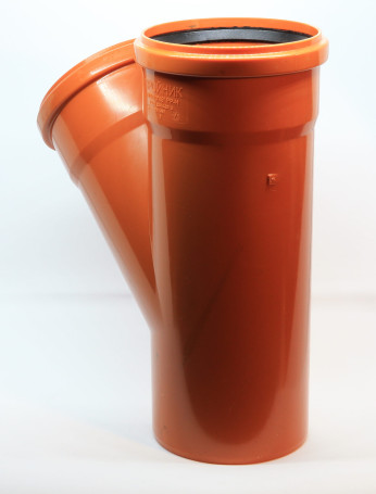 External Tee 110mm 45 degree Flextron