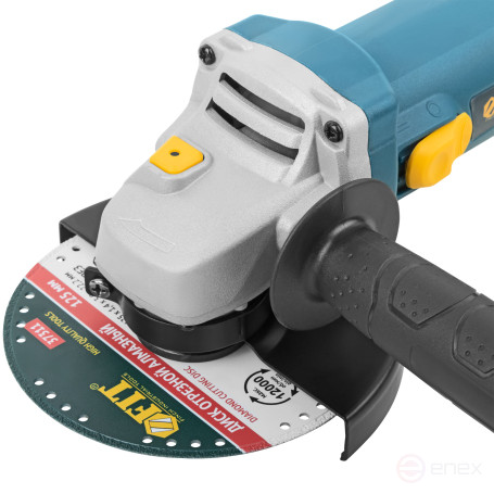 Angle grinder 800 W; 11000 rpm; KlK 125 mm; box