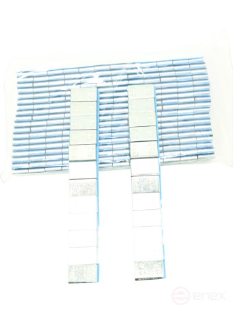 ACG 0086 Fe 100 LUXOR Груза самокл. оцинков 60 г (12*5) синий скотч с кромкой квадрат.(100 шт/уп) 1029421