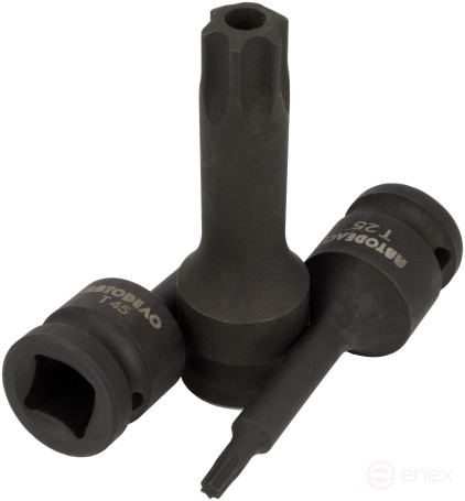 Головка торцевая ударная Т30 (DR1/2"; L-78мм) внешний Torx (АвтоDело) 40183