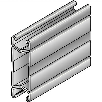 Mounting profile MQ-124X D-F 6m