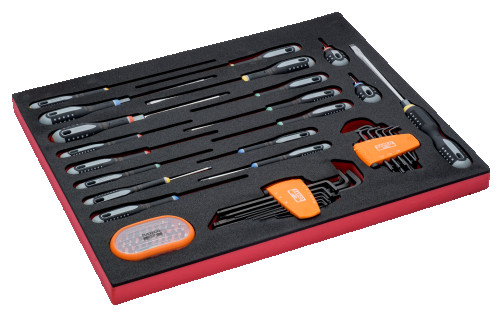Fit&Go Набор отверток /шестигранники/набор бит в ложементе, 66 предметов