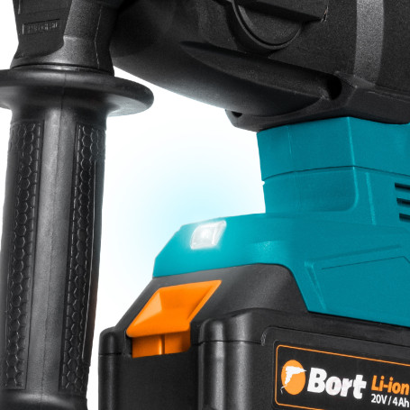 Перфоратор аккумуляторный BORT BHD-20Li-BL (2x4,0А.ч)