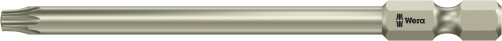 3867/4 TS TORX® BO бита, с отверстием под штифт, нержавеющая сталь, хвостовик 1/4" E 6.3, TX 20 x 89 мм