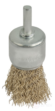 Кордщетка для дрели кистеобразная мягкая ПРАКТИКА 30 мм, хвост 6 мм (773-446)