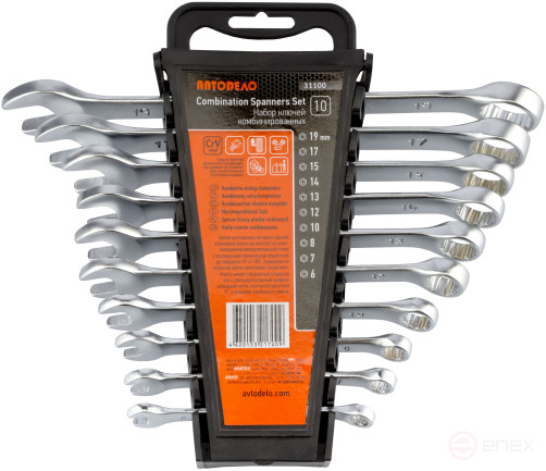 Набор комбинир.ключей АвтоDело 10шт.(холдер) 31100