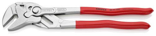 Клещи переставные - гаечный ключ, 60 мм (2 3/8"), L-300 мм, хром, 1-к ручки