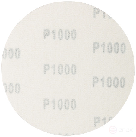Круги абразивные шлифовальные на ворсовой основе под "липучку" (Р1000, 125 мм, 5шт.), Cutop Profi