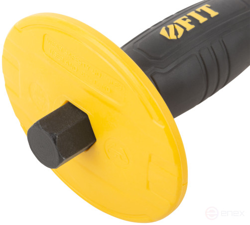 Зубило с пластиковым прорезиненным протектором 300х18х25 мм Профи