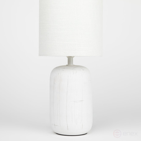 Rivoli Ramona 7041-501 Table Lamp 1 * E14 40W ceramic white with lampshade