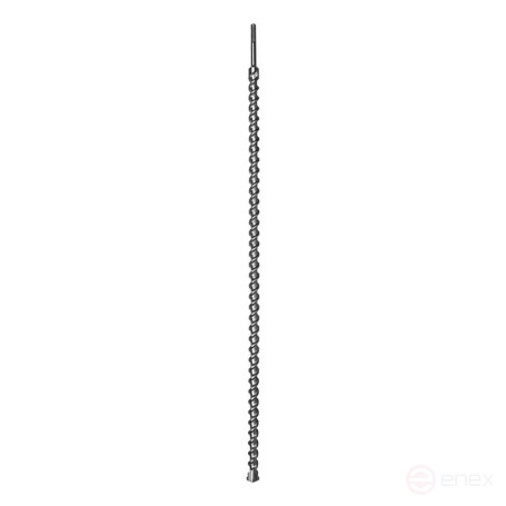 Drill bit SDS-MAX PRAKTIKA 40 x 1360/1500 mm, QUADRO, Expert series, for concrete (915-732)