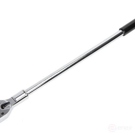 Трещотка ER-13760 3/4" 24-зубцовая с прямой металлической ручкой L-760мм ЭВРИКА 1/6