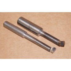 Solid carbide boring cutter with steel shank for blind holes type 1 for coordinate boring machines 2145-0045