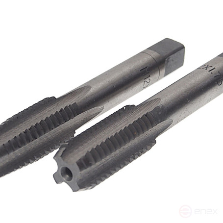 Метчик ER-01217M M12x1,75 (2шт),в пластиковом футляре ЭВРИКА /1