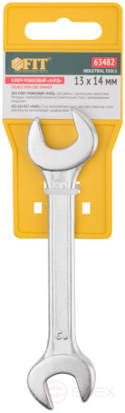 Ключ рожковый "Хард", хромированное покрытие 13х14 мм