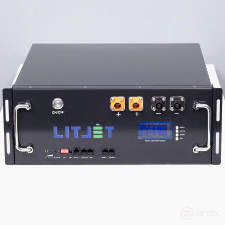 Lithium traction battery LITJET SMART LiFePO4 ( rack 19