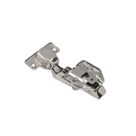 Петля полунакладная с доводчиком 48мм h0 clip-on AKS PLUS 3D (еврошурупы, заглушки)