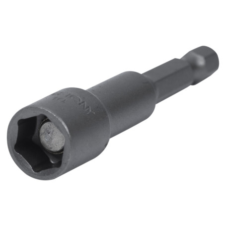 1/4" hexagon screwdriver head, 7 mm, L = 65 mm, magnetic KING TONY 7616507M
