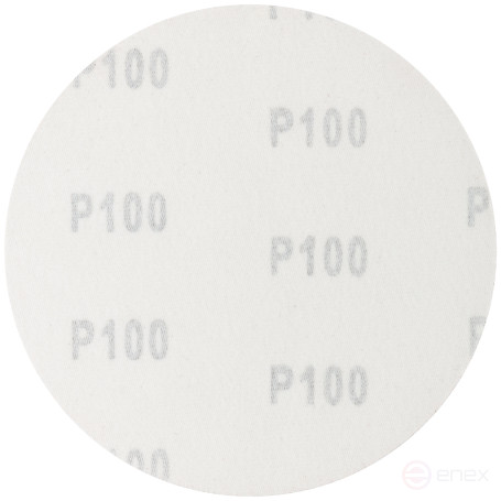 Круги шлифовальные сплошные (липучка), алюминий-оксидные, 125 мм, 5 шт. Р 100