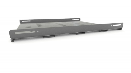 TSH3M-650-RAL7035 Reinforced stationary shelf, depth 650 mm, with side mounting, load up to 50 kg, for cabinets of the TTB, TTR series, 485x650mm (WxDxH), color gray (RAL 7035)