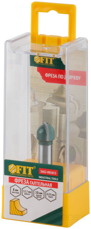 Фреза пазовая галтельная DxHxL=12,7х10х40 мм