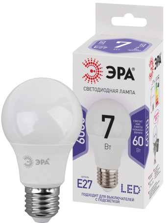 LED lamp ERA STD LED A60-7W-860-E27 7W bulb Cool Daylight E27