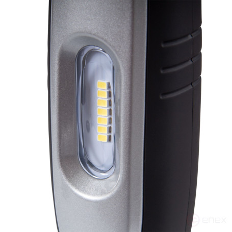 Фонарь светодиодный, шарнирный, магнит, 7+1 элемент, Li-Ion, 3,7 В МАСТАК 890-00107