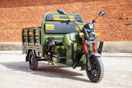 Грузовой электротрицикл Rutrike Антей-У 1500 60V1200W, темно-синий матовый