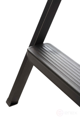 Compact steel stepladder, 6 steps, weight 7.4 kg