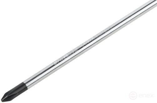 Screwdriver "Master", CrV steel, rubberized handle 4x100 mm PH1