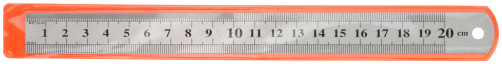 Stainless steel ruler 200x19 mm