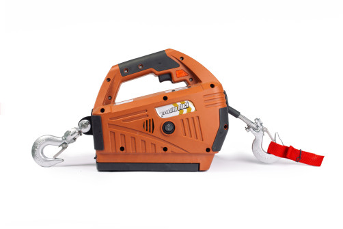 Electric portable winch TOR SQ-05 450 kg 4.6 m with 24 V battery