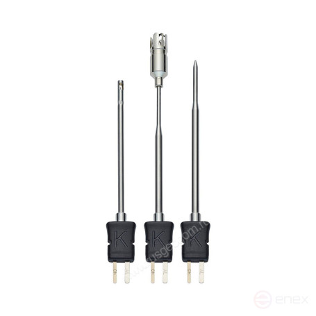 Set of temperature probes - with air temperature probe, immersion/penetration probe and surface probe (t/n type K) Testo (0602 5093)