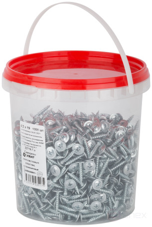 Self-tapping screws for sheet plates, pointed 4.2 x 19 (packing Bucket 1000 pcs)