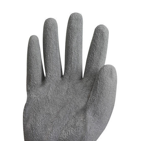 KleenGuard™ G40 Latex Coated Gloves - Customized Design for left and Right hands / Grey and Black /8 (5 packs x 12 pairs)