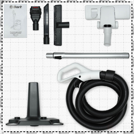 Vacuum cleaner for dry and wet cleaning BORT BSS-1130