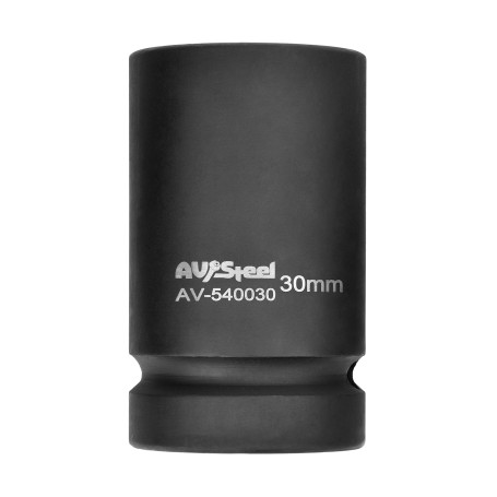 Головка 1" шестигранная 30мм "AV Steel" AV-540030