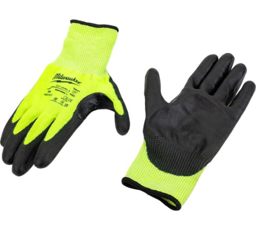 Перчатки защитные Hi-Vis Cut level (Хай Виз Кат Левел) 3/C, M/8