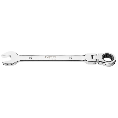 Key combined with ratchet, 19 x 250 mm