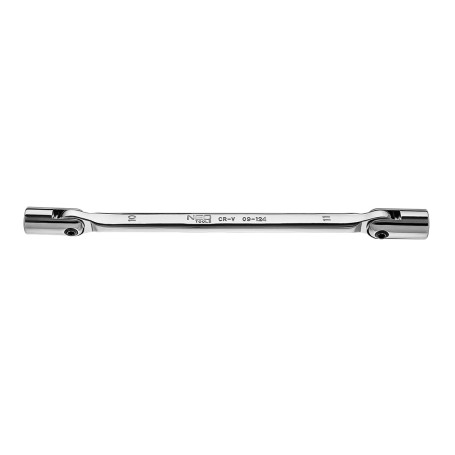 Socket wrench with internal duodecahedron, hinged, 10 x 11mm